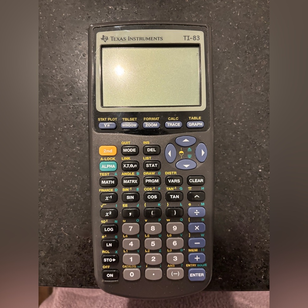 Texas Instruments Black Professional Calculator with Advanced Functionality
